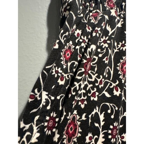 Joe B by Joe Benbasset Women size XS Floral Pull-On Pants Boho bohemian wide leg - Picture 3 of 9